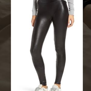 Spanx Faux Leather Leggings - S (regular length)